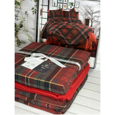 Red rose  розмір. Фланелева постільна білизна. Бавовна.BELIZZA