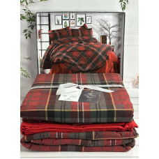 Red rose  розмір. Фланелева постільна білизна. Бавовна.BELIZZA