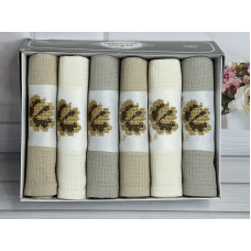 Hamdi bej см., 6 шт/уп. Вафельні кухонні рушники.