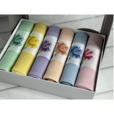 Hamdi renki см., 6 шт/уп. Вафельні кухонні рушники.