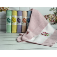 Hamdi renki см., 6 шт/уп. Вафельні кухонні рушники.