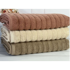 Royal Bej рушники 50х90см., 3 шт/уп. Sweet dream Туреччина.