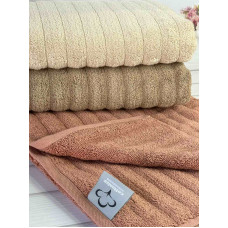 Royal bej рушники 70х140см., 3 шт/уп. Sweet dream Туреччина.