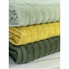Royal yesil рушники 70х140см., 3 шт/уп. Sweet dream Туреччина.