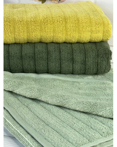 Royal yesil рушники 70х140см., 3 шт/уп. Sweet dream Туреччина.