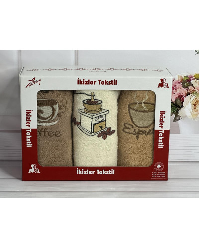 ikizler 006 см., 3 шт/уп., кухонні махрові рушники.