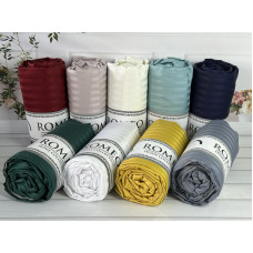 Line Antrasit см. Простирадло на резинці. Сатин-страйп. Romeo Туреччина.