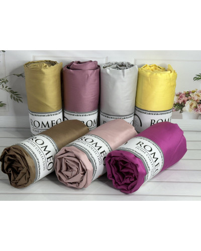 Duz Yellow см., сатинове простирадло на резинці. RomeoТуреччина.