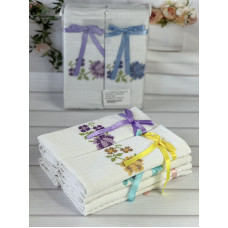 Suvari Bantik beyaz вафельні рушники см., 6 шт/уп