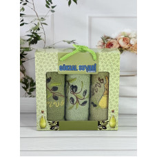 Suvari olive 3в1 Махрові рушники см. Бавовна. Туреччина.