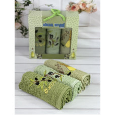 Suvari olive 3в1 Махрові рушники см. Бавовна. Туреччина.