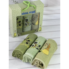 Suvari olive 3в1 Махрові рушники см. Бавовна. Туреччина.