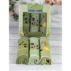 Suvari olive 3в1 Махрові рушники см. Бавовна. Туреччина.