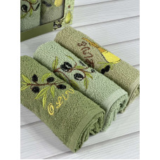 Suvari olive 3в1 Махрові рушники см. Бавовна. Туреччина.