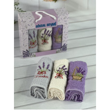 Suvari lavanta 3в1 Махрові рушники см. Бавовна. Туреччина.