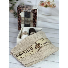 Vevien kofe 3в1 Махрові рушники см. Бавовна. Туреччина.