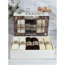 Vevien kofe 6в1 Махрові рушники см. Бавовна. Туреччина.