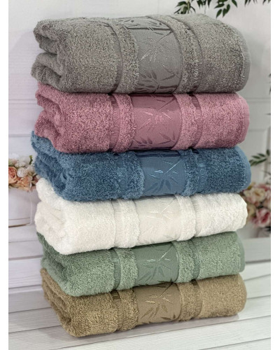 Bamboo бамбукові рушники 50х90см., 6шт/уп. Sweet dream Туреччина
