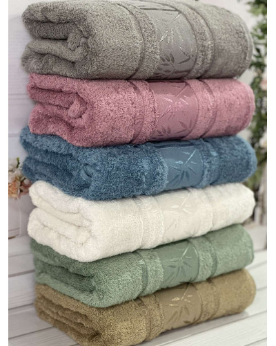 Bamboo бамбукові рушники 50х90см., 6шт/уп. Sweet dream Туреччина