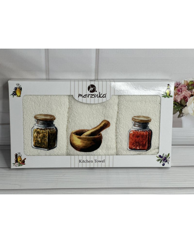 Merzuka baharat Махрові рушники см., 3шт.
