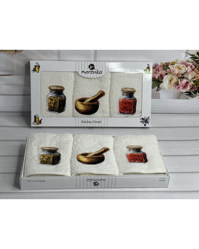 Merzuka baharat Махрові рушники см., 3шт.