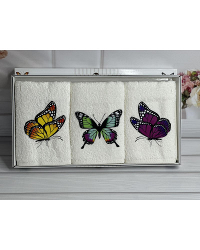 Merzuka butterfly Махрові рушники см., 3шт.