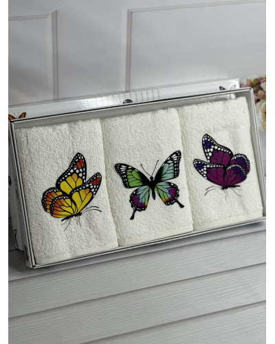Merzuka butterfly Махрові рушники см., 3шт.