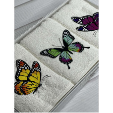 Merzuka butterfly Махрові рушники см., 3шт.
