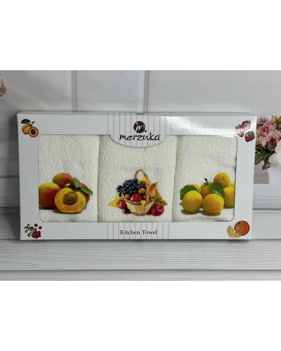 Merzuka fresh Махрові рушники см., 3шт.