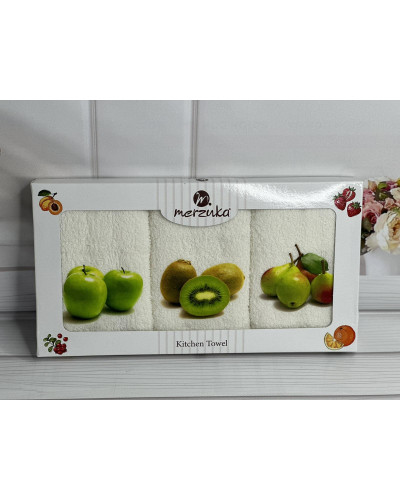 Merzuka kiwi Махрові рушники см., 3шт.