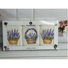 Merzuka lavanta lila Махрові рушники см., 3шт.