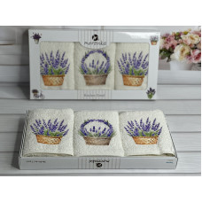 Merzuka lavanta lila Махрові рушники см., 3шт.