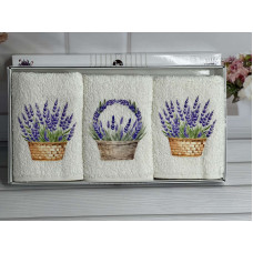 Merzuka lavanta lila Махрові рушники см., 3шт.