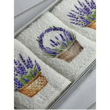 Merzuka lavanta lila Махрові рушники см., 3шт.