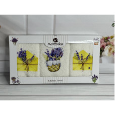 Merzuka lavanta yellow Махрові рушники см., 3шт.