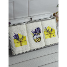 Merzuka lavanta yellow Махрові рушники см., 3шт.