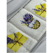 Merzuka lavanta yellow Махрові рушники см., 3шт.