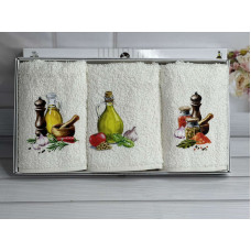 Merzuka olive Махрові рушники см., 3шт.