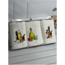 Merzuka olive Махрові рушники см., 3шт.