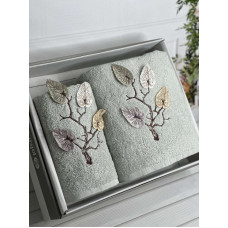 Piante Listik mint 3D 2в1 бавовняні рушники.Туреччина.