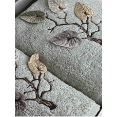 Piante Listik mint 3D 2в1 бавовняні рушники.Туреччина.