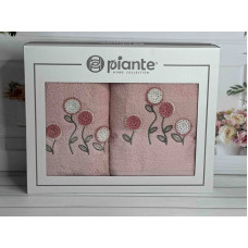 Piante ramaska pembe 3D 2в1 бавовняні рушники.Туреччина.