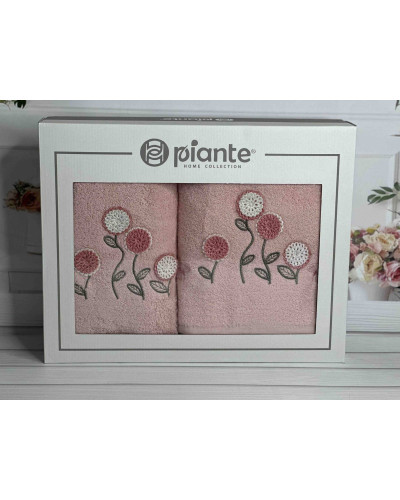 Piante ramaska pembe 3D 2в1 бавовняні рушники.Туреччина.