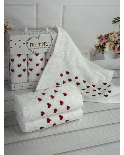 Mame Heart 3в1 кухонні рушники см.