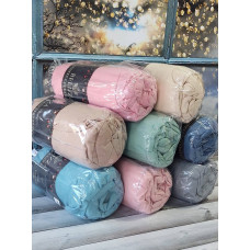 Lacivert см. Фланель. Простирадло на резинці з наволочками. Belizza Туреччина.