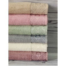 Mame Dalga см., 6 шт/уп. махрові рушники. Бавовна. Туреччина