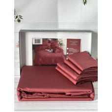 Kiremit сатинова постільна білизна євро розміру. Word of dream.