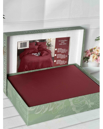 Kiremit сатинова постільна білизна євро розміру. Word of dream.