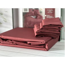 Kiremit сатинова постільна білизна євро розміру. Word of dream.