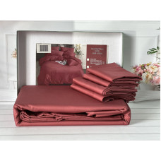 Kiremit сатинова постільна білизна євро розміру. Word of dream.